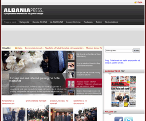 albaniapress.net: Albaniapress - gazete e perjavshme ne gjuhen shqipe
Albaniapress - gazete e perjavshme ne gjuhen shqipe