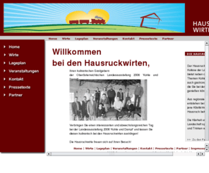 hausruckwirte.com: Hausruckwirte
Willkommen bei den Hausruckwirten, Ihren kulinarischen Gastgebern der Öberösterreichischen Landesausstellung 2006 'Kohle und Dampf'.
Der Hausruck als wunderbare Kulisse der Landesausstellung bietet auch gastronomische Spezialitäten, die Sie bei den Hausruckwirten genießen können.
Aus regionalen Produkten entstehen bei den Hausruckwirten jene Köstlichkeiten, für die der Hausruck bekannt und geschätzt ist.
Die Klarheit und Ursprünglichkeit der Landschaft spiegelt sich im Essen und Trinken wieder.
Die Hausruckwirte freuen sich auf Ihren Besuch!