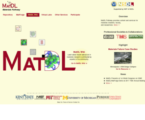 matdl.org: NSDL Materials Pathway
NSDL Materials Digital Library Pathway