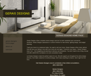 geraisdesigns.com: Gerais Designs Home Page
Gerais Designs