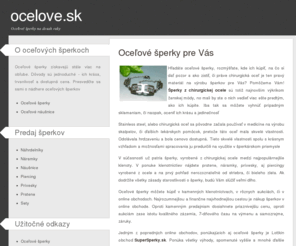 ocelove.sk: Ocelove.sk - Oceľové šperky na dosah ruky
