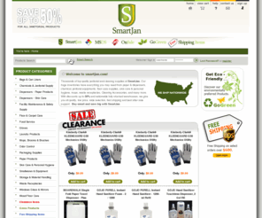 smartjan.com: SmartJan - Janitorial Supplies, Cleaning Products and Equipments
Browse our complete line janitorial & cleaning supplies, office supplies, personal care & hygiene supplies, restaurant & kitchen supplies, paper supplies, industrial supplies, floor care supplies.