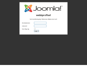 webbproffset.se: Webbproffset
Hjälp med hemsidor, e-handel och sökmotoroptimering! Specialitet som Joomla-konsult!