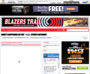 blazerstrail.com: Portland Blazers Blog, BlazersTrail.com - Fanball Sports Network
The latest news and notes about the Portland Blazers can be found at BlazersTrail.com.  Part of the Fanball Sports Network