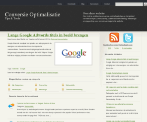 conversie-optimalisatie.com: Conversie Optimalisatie | Conversie Optimalisatie.com
Conversie-optimalisatie.com - Weblog en kennisbank over conversie-optimalisatie, webdesign, webusability, copywriting en zoekmachinemarketing.