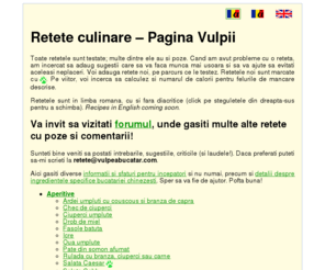 vulpeabucatar.com: Retete
