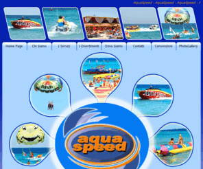 acquaspeed.com: Aquaspeed / Divertimenti Acquatici / Spiaggia di Alimini Otranto
Aquaspeed Alimini Otranto / divertimenti acquatici in spiaggia / paracadute / sci nautico / bananone / moto d'acqua