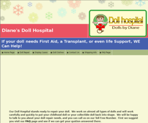 dollsbydiane.com: Diane's Doll Hospital
