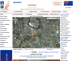 ipswichcity.info: Ipswitch - Home
Ipswitch Community and Visitor Information Portal: An Australian made website for Ipswitch that benefits Locals, Tourism and Business.