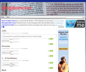 kingdomcrat.com: kingdomcrat
The study,application and use of the word of God.