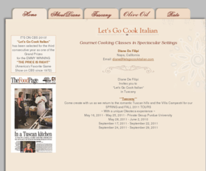 letsgocookitalian.com: Let's Go Cook Italian - Gourmet Cooking Courses in Tuscany or Rome, Italy
