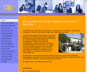 crisol.de: Crisol- Zentrum für Iberoamerikanische Sprache und Kultur in Hamburg
Sprachkurse für Spanisch & Portugiesisch: Sprachen lernen mit Spaß     