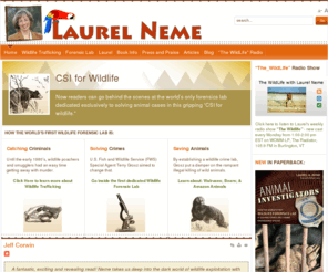 csianimals.com: Laurel Neme, PhD author of Animal Investigators
Animal Investigators: How the World's First Wildlife Forensics Lab is Catching Poachers, Solving Crimes, and Saving Endangered Species, by author Laurel A. Neme, PhD