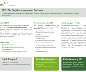 projektmanagement-software.biz: ZEP: Die Projektmanagement Software
Projektmanagement mit ZEP: einfach, online und flexibel.  Die Projektmanagement Software inkl. Zeiterfassung und Projektabrechnung.