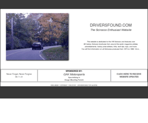 driversfound.net: DriversFound.com: The Scirocco Enthusiast Website
DriversFound.Com is The Scirocco Enthusiast Website