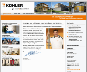 stuckateur-koehler.com: Köhler - gut bauen | besser leben
KÃ¶hler Bauservice - Ihr Kompetenter Partner zur Realisierung Ihrer Ideen