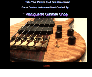 vcustomshop.com: www.vcustomshop.com
Custom Shop Basses & Guitars "Handcrafted with Passion" by North Florida Luthier Mark Vinciguerra.