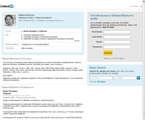 edward-m.com: Edward Mostrom  | LinkedIn
View Edward Mostrom's professional profile on LinkedIn.  LinkedIn is the world's largest business network, helping professionals like Edward Mostrom discover inside connections to recommended job candidates, industry experts, and business partners.