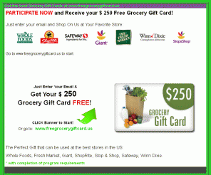 freegrocerygiftcard.us: Grocery Gift Card
