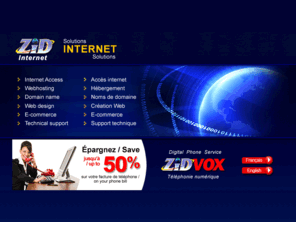 kappa.net: Welcome to ZiD.com - Bienvenue a ZiD.com
Complete Internet, Web Hosting, and E-commerce solutions at ZiD.com.