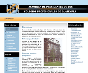 asambleadepresidentescolprof.org: APCOP
Joomla! - el motor de portales dinámicos y sistema de administración de contenidos