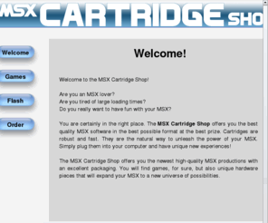 msxcartridgeshop.com: MSX Cartridge Shop
