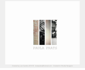 paulaprats.com: Paula Prats Olivares
Paula Prats On-Line Portfolio