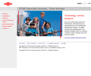 dowethyleneamines.com: Dow Amines
Dow Amines: Technology, Service, Solutionsss