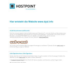 dyal.info: Hostpoint - The Data Residence
