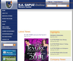 ragapuzreview.com: RA Gapuz Online | Review Center
