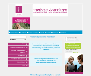 toerismevlaanderen.be: Toerisme Vlaanderen - Ondersteuning voor vakantiemakers
