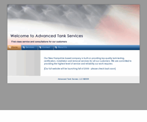 advancedtankservices.net: Advanced Tank Services of New Hampshire
Tank testing, installations and removals