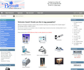 brymilluk.com: Brymill Cryogenic Systems UK: Medical and Veterinary Cryo Surgery, Industrial Cryogenic Systems, Cryosurgery, Dermatologie
Brymill Cryogenic Systems UK: Medical and Veterinary Cryo Surgery, Industrial Cryogenic Systems, Cryosurgery, Dermatologie