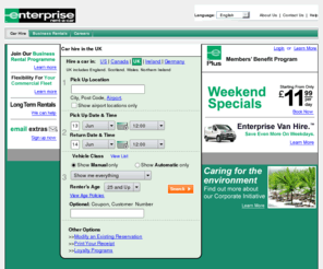 enterprise.co.uk: Car Hire, Van Hire, Cheap Rates - Enterprise Rent-A-Car UK
Personal, business or holiday car hire in the UK - Enterprise Rent-A-Car offers everyday low rates, long-term car hire and one way car hire with a wide selection of cars including vans,  luxury cars, and MPVs.