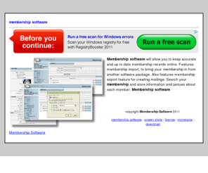 membership-software.org: Membership Software
membership software