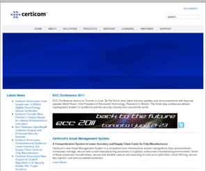 certicom.com: www.certicom.com
Elliptic Curve Cryptography (ECC)