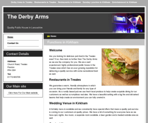 derbyarmstreales.com: Pub Food in Treales : The Derby Arms
For amazing pub food in Treales or quality restaurants in Treales then contact us today. 