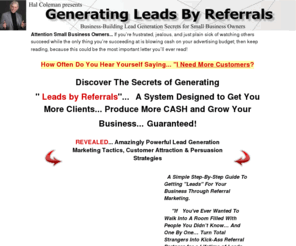 leadsbyreferrals.com: Generating Leads By Referrals-Generating Leads by Referrals
Generating Leads by Referrals for Small Business Owners