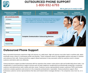 outsourcedphonesupport.com: Outsourced Phone Support,Outsourced Phone Support Service,Outsourcing Phone Support
Outsourced Phone Support Company live operator receptionists answer calls,take messages,and provide complete phone support solutions for businesses of any size across the United States