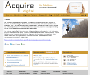 acquiredigital.nl: Acquire Digital > Het Zakelijkste Online Advertentienetwerk
Acquire Digital is het grootste online business media advertentienetwerk in Nederland