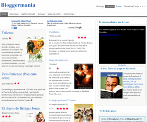 bloggermania.com: Bloggermania.com. Críticas de películas que ofrecen las televisiones
Bloggermania.com. Críticas de películas que ofrecen las televisiones
