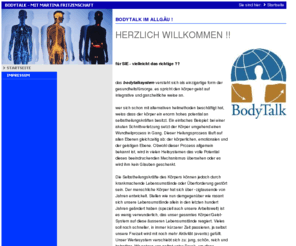 bodytalk-kempten.de: BODYTALK IM ALLGÄU !
Bodytalk, Kempten