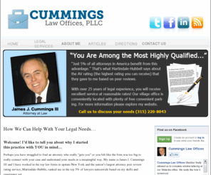 fingerlakesattorney.com: Finger Lakes Attorney – James J. Cummings III
Finger lakes attorney James J Cummings III is here to help with your legal needs. He is a top 5% rated attorney by his peers and can help with real estate closings, wills and other legal services.