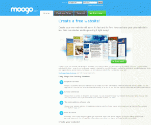 moogo.com: Make a website in 10 minutes! Try 14 days for free! - Moogo
Make a website in only 10 minutes. No technical knowledge needed. It's easy and affordable.