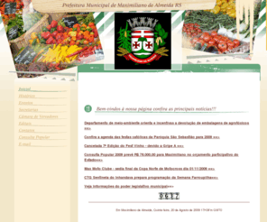pmmaxi.com: Portal de Notícias de Maximiliano de Almeida
maximiliano, almeida, prefeituras, apicultura, frutas, vinhos, agricultura, pecuaria