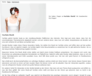 youtube-musik.net: YouTube Musik - youtube-musik
Im folgenden finden Sie alle Informationen zum Thema YouTube Musik.