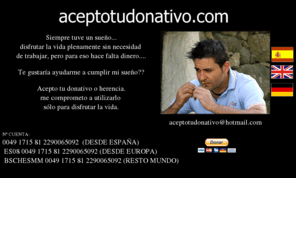 aceptotudonativo.com: donar dinero para una buena causa
