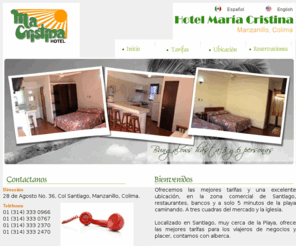 macristina.com: ::. Hotel María Cristina .:: Manzanillo, Colima.
