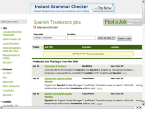 movietranslation.com: Translators Job Board
Find work in Language Translation.  Employers can list new translation jobs too.