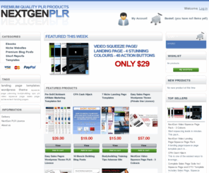 nextgenplr.com: Next Gen PLR
Premium PLR Products